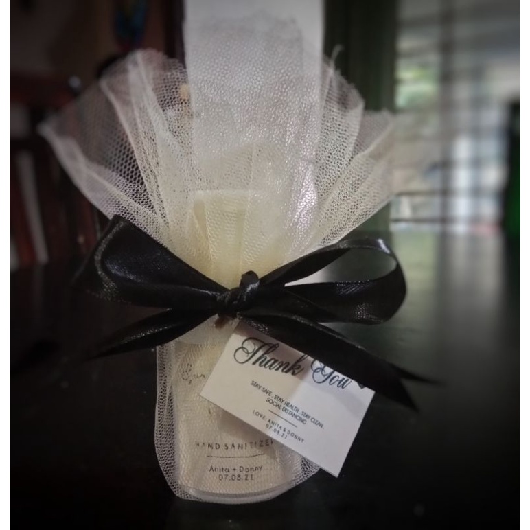 MIN 50 PCS Wedding souvenir hand sanitizer / hand soap
