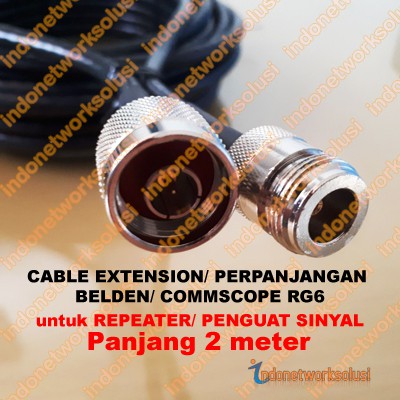 Kabel Ekstensien UBIQUITY BULLET &amp; REPEATER Coaxial Commscope ANTENA GRID SEKTORAL YAGI OMNI 2M