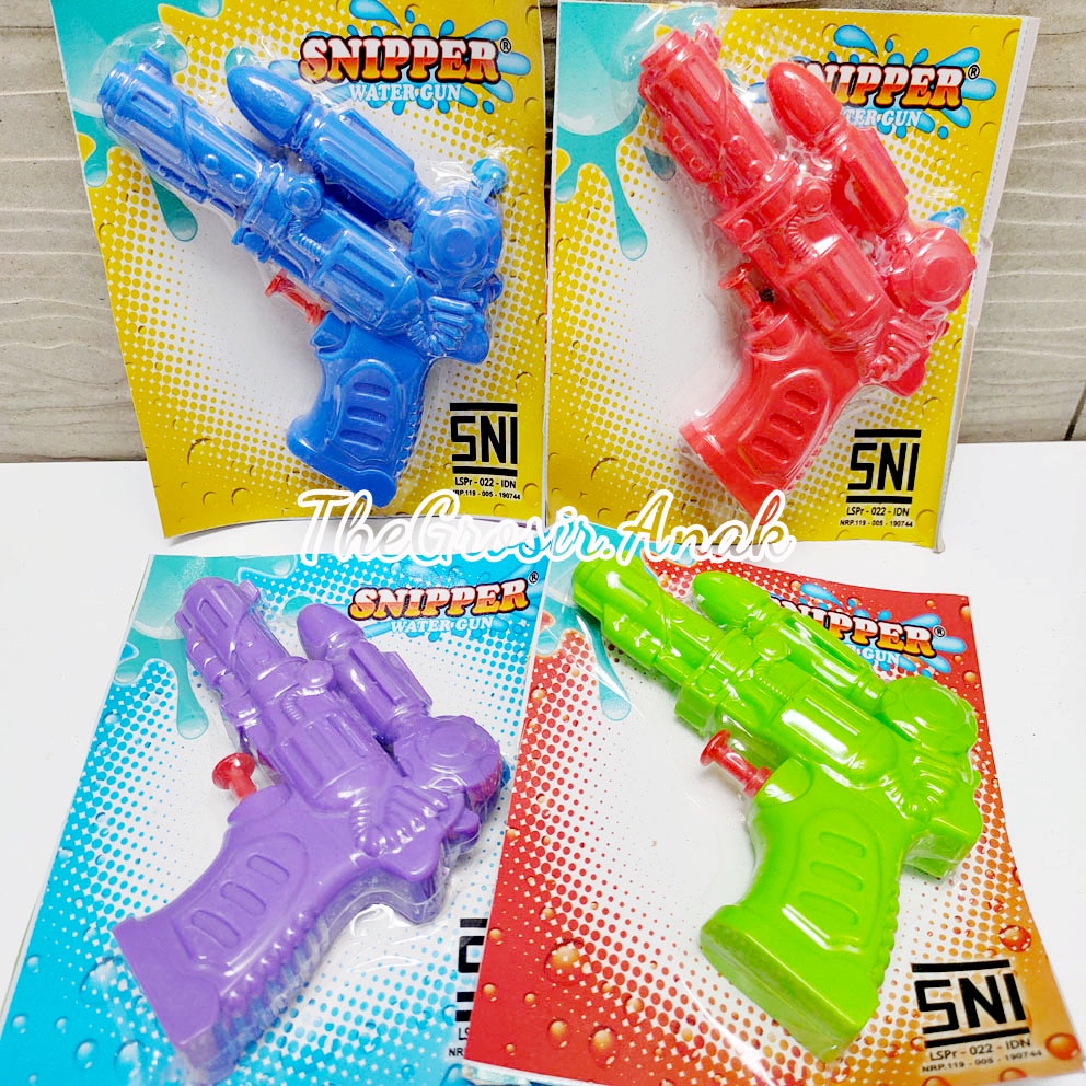 Pistol Air Kecil Warna RANDOM Tembak Water Blaster