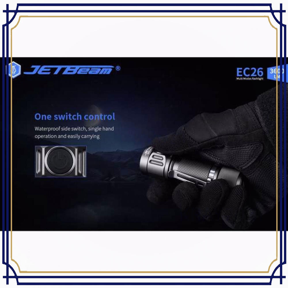 EC26 EDC Senter LED Mini 4 CREE XP-L HI 3600 Lumens