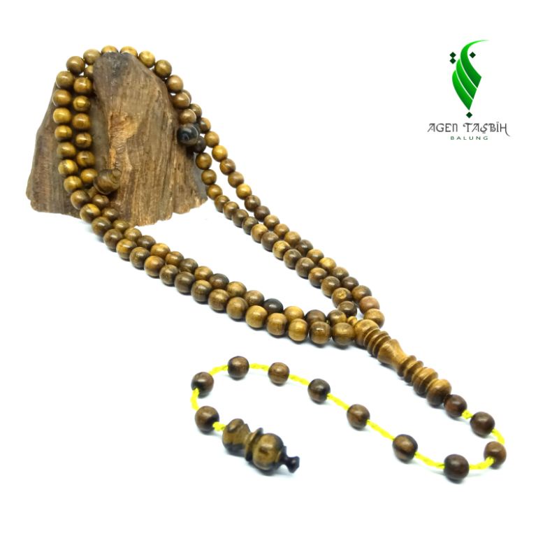 Tasbih Kayu Kemuning Hitam Size 6mm 99 Butir ORIGINAL. Kayu Langka Bertuah Nusantara