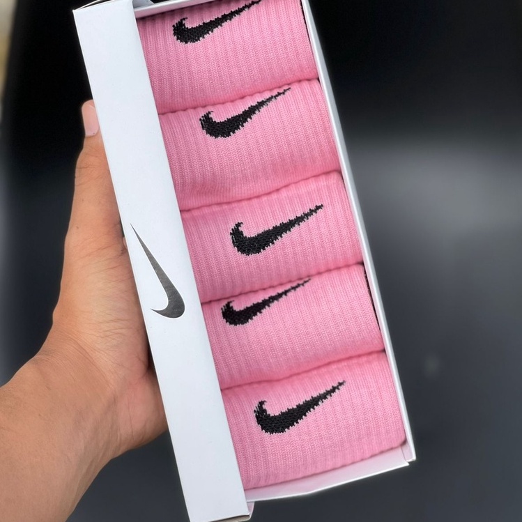 NIKE SOCK/ KAOS KAKI NIKE / NIKE SOCK ORIGINAL INDONESIA BNWB / 1BOX 5PSG PINK SOFT