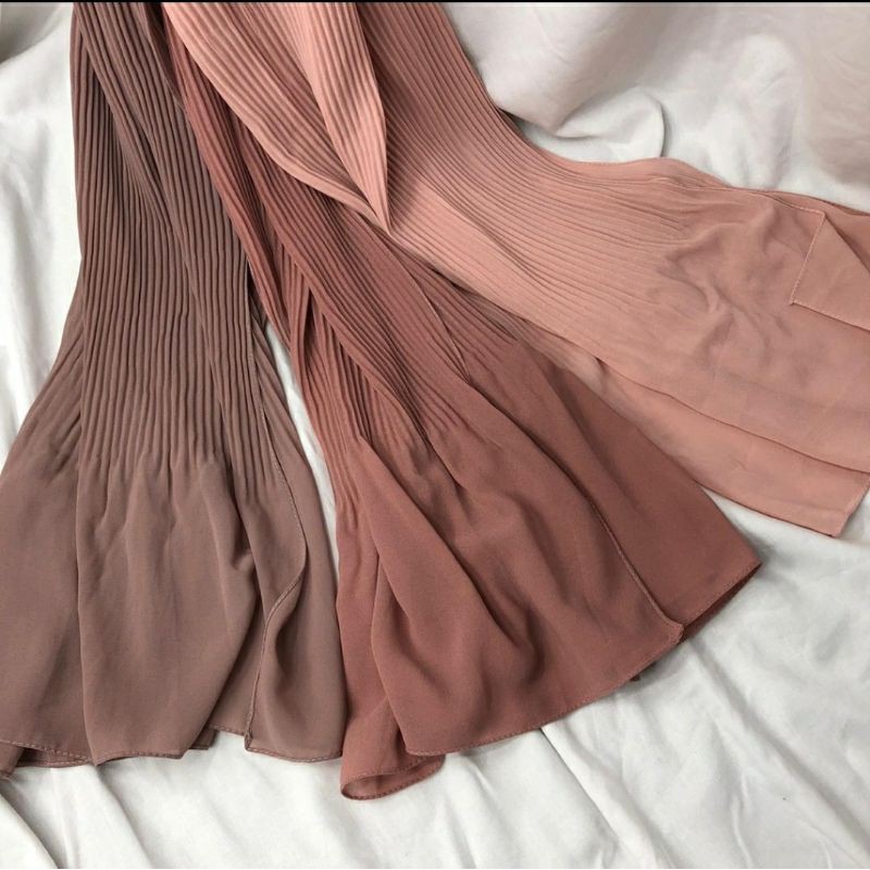 [PART1] UMAMA PLEATED SHAWL PASHMINA PLISKET / PRISKET CERUTY ARMANY-6