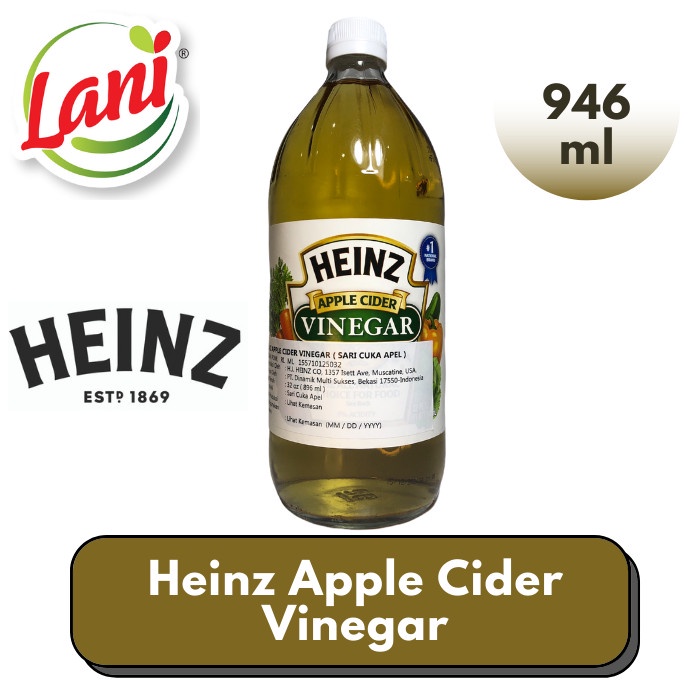 

(BISA COD) Heinz Apple Cider Vinegar 32oz/946ml