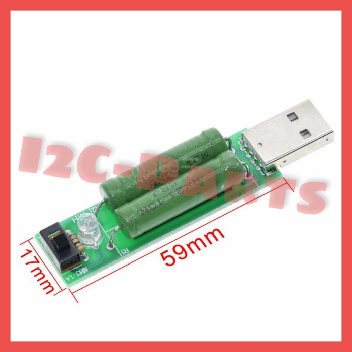 Dummy Load Resistor 1A 2A Mini Battery Discharge Load USB Doctor