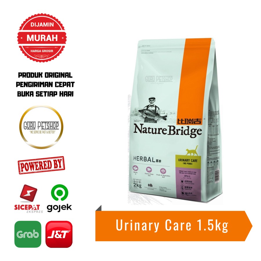 Nature Bridge Urinary Care Cat Food 2kg Freshpack Urinary Cat Food