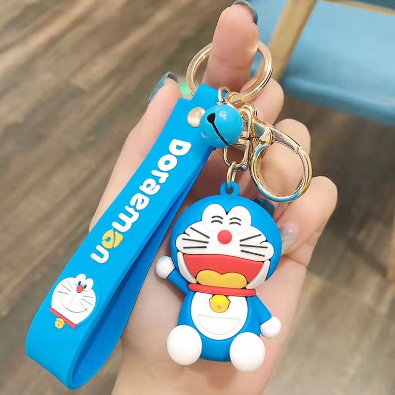 Gantungan Kunci Doraemon Murah Import - Keychain Karakter Doraemon/Mickey Korean Import