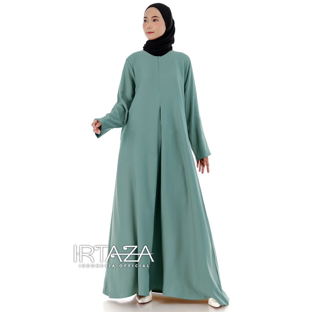 Gamis Abaya Polos Rainbow Twill Shakila Dress Busana Muslimah-Abaya Seasalt