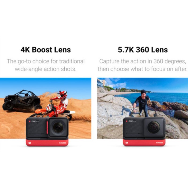 Insta360 One RS Twins Edition Camera Cam Action Original-1