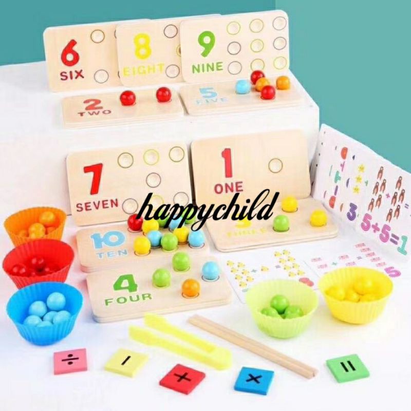 pinch game learning resources counting color sorting calculation/mainan edukasi/happychild