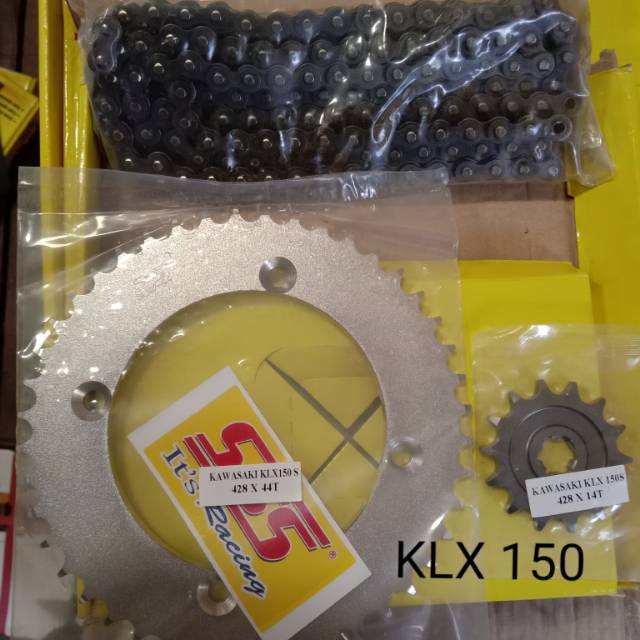 SSS Gear set Klx 150 S