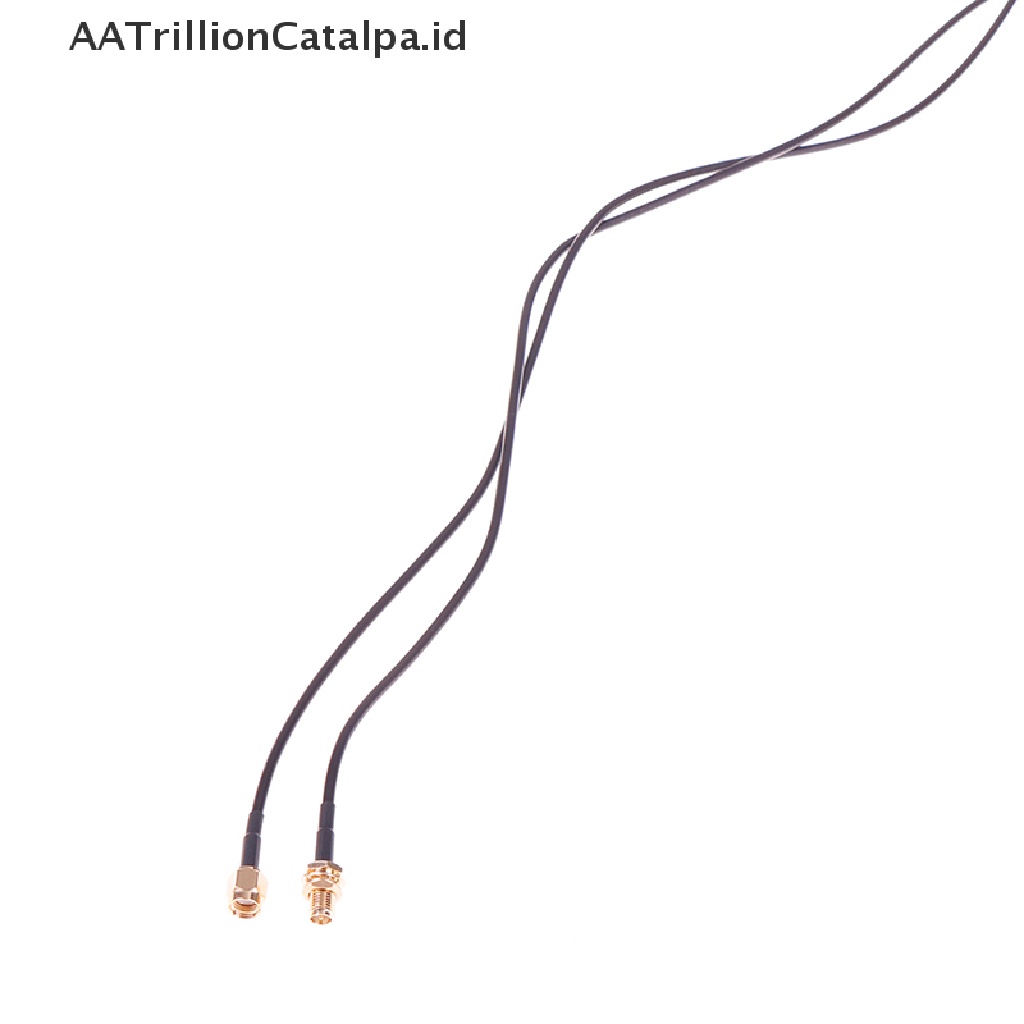 Aatrillioncatalpa 1PC Kabel extension Antena router WiFi RG174 RP-SMA male Ke female Panjang 5m