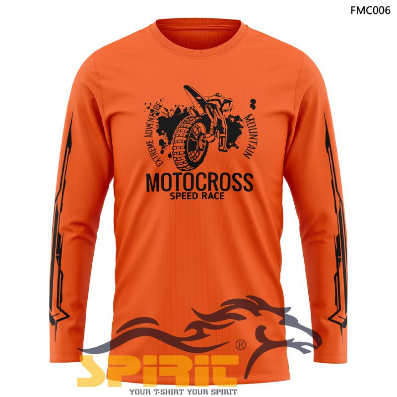 KAOS MOTORCROSS TRAIL Baju MOTORCROSS Atasan Pria Motor Lengan PANJANG Distro Original