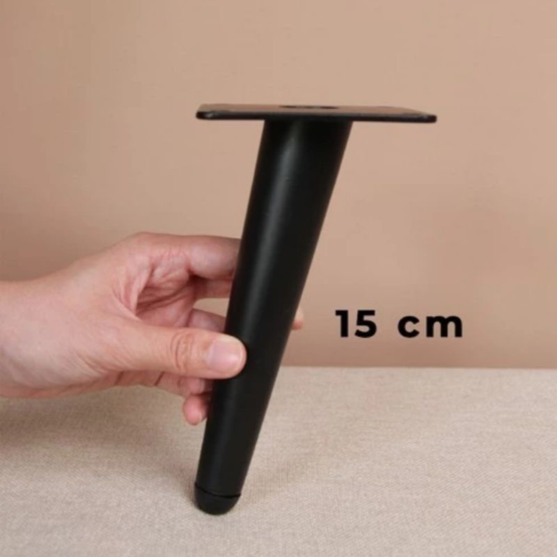 Kaki Kursi Sofa Stainless Black