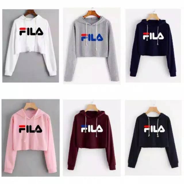 fila crop sweater