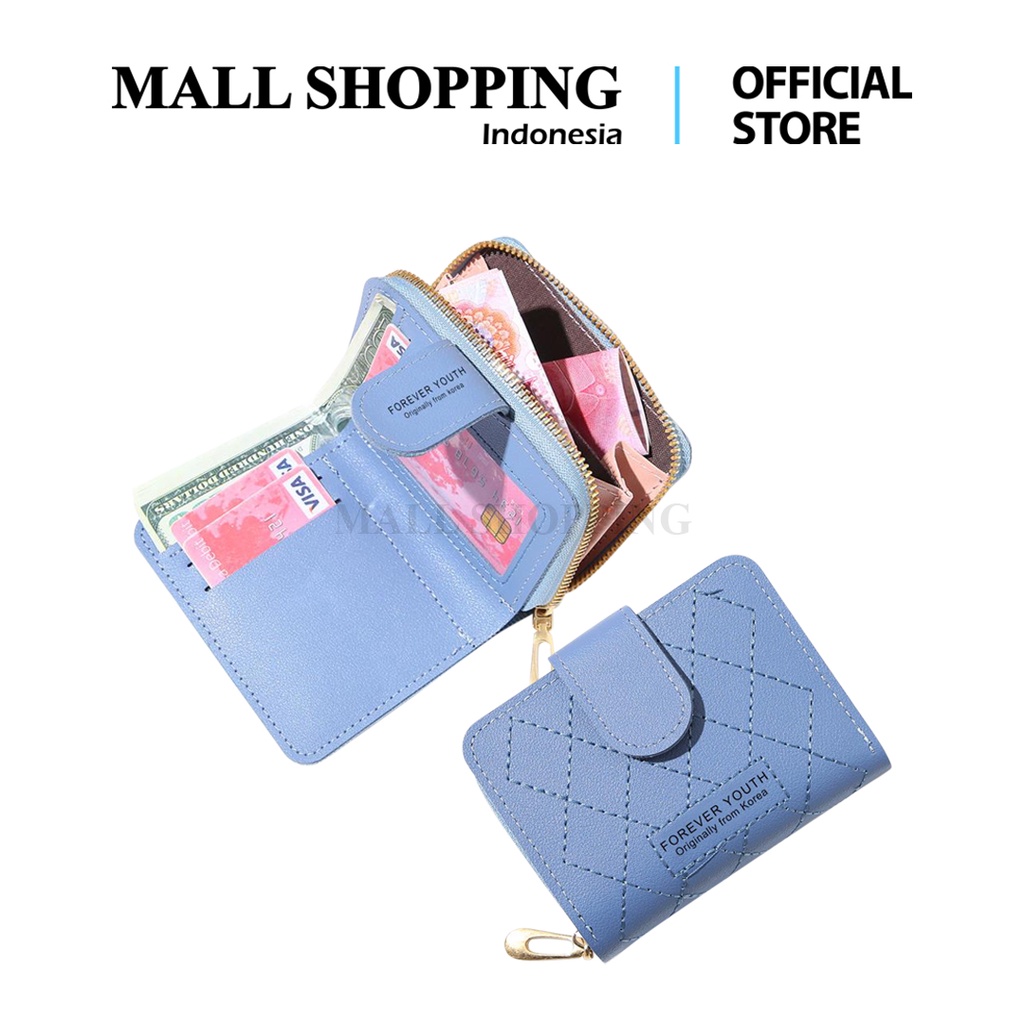 (COD) Dompet Lipat Mini Dompet Wanita Dompet Import Fashion Korea MALL SHOPPING