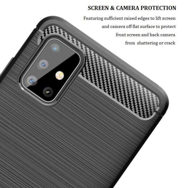 Case OPPO A52 2020 Ultra Slim Ipaky Carbon Premium Softcase Kesing HP