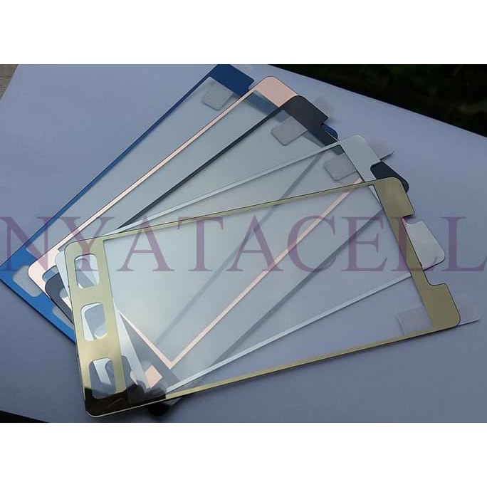 NEW TEMPERED GLASS MIRROR LENOVO A6000 PLUS (ANTI GORES KACA) WARNA/CHROME - GOLD MILENIA