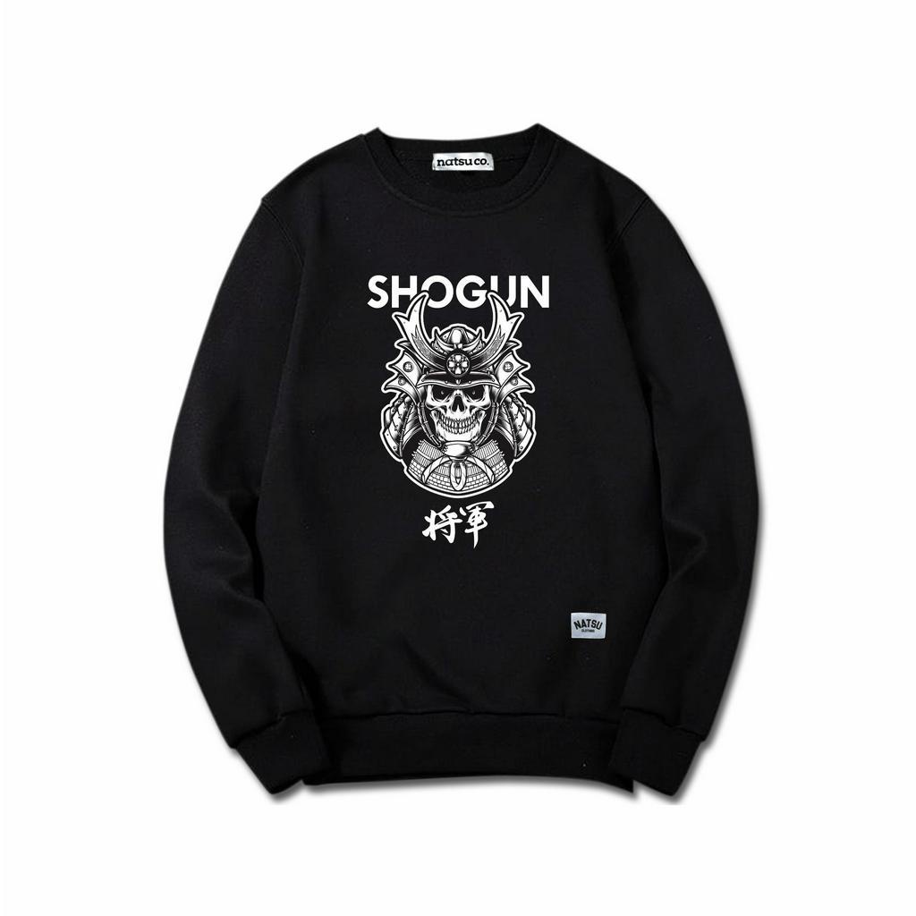 Sweater Crewneck Pria Natsu co. - Shogun Samurai NATSU x PANDAWA HOODIE