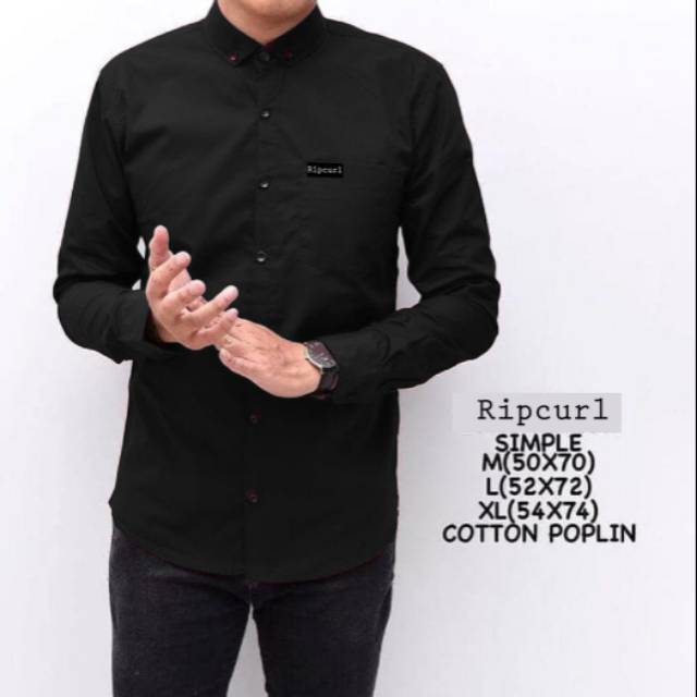 Kemeja polos /kemeja cowok polos/kemeja lengan panjang