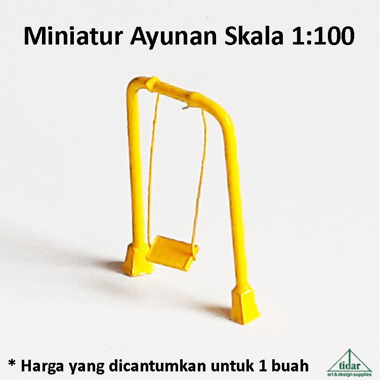 

[MR] Miniatur Maket Ayunan / Swing / Playground / Taman Bermain Skala 1:100