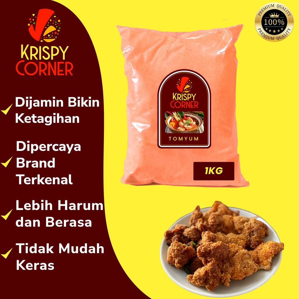 

BUMBU TABUR RASA TOMYUM THAILAND BUBUK TABUR TOMYAM THAILAND BISA BAYAR DITEMPAT / COD 1Kg