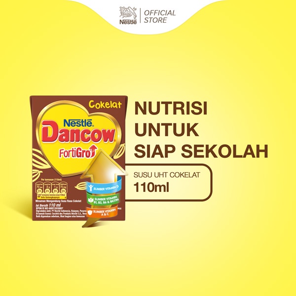 

DANCOW Fortigro Susu UHT Coklat Usia Sekolah 110ml