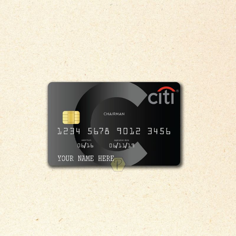 CITI CHAIRMAN - - Card Cover Skin Sticker - PLIATA Stiker Kartu ATM, E-Money, E-Toll