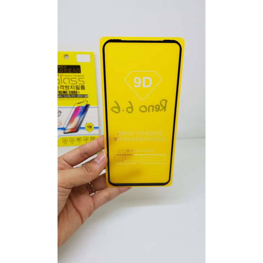 KOREAN Tempered Glass Oppo Reno 10x Zoom 6.6 inchi PCCM00 FULL SCREEN TG 5D 9D 21D Anti Gores Kaca