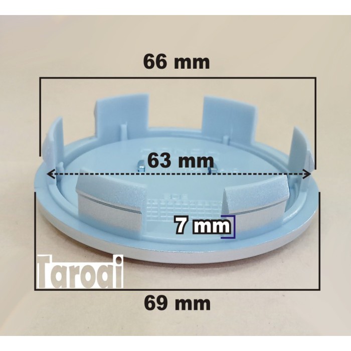 Tutup dop center velg honda 69 mm