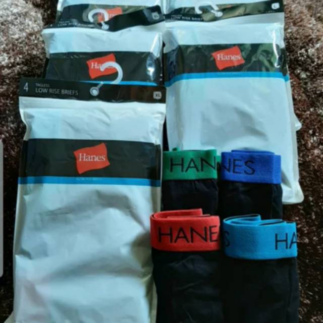 Celana Dalam Pria Hanes 4 pcs