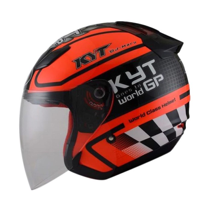 HELM KYT DJ MARU MOTIF WORLD GP DJMARU