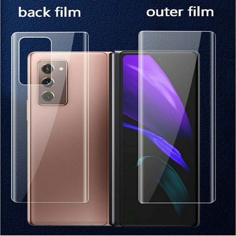 Pelindung Layar Samsung Galaxy Z Fold 2 Paket 4 in 1 bahan hydrogel