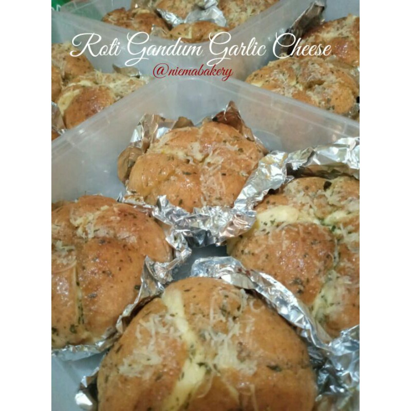 

Roti Gandum Garlic Cheese Bread isi 4 pcs