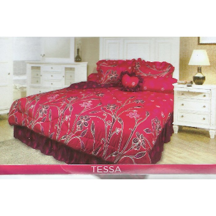SPREI CALIFORNIA 180 B4 "TESSA" 4 BANTAL 2 GULING