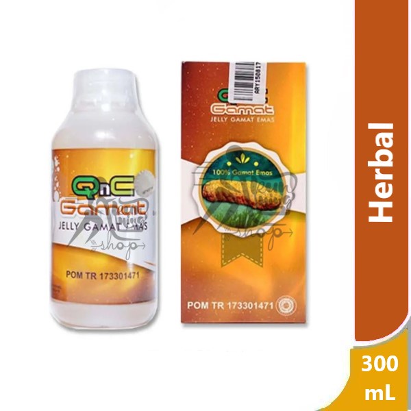 QNC Gamat Jelly Emas 300 mL - herbal ekstrak Teripang Emas Murni CV JOGJA NATURAL HERBAL