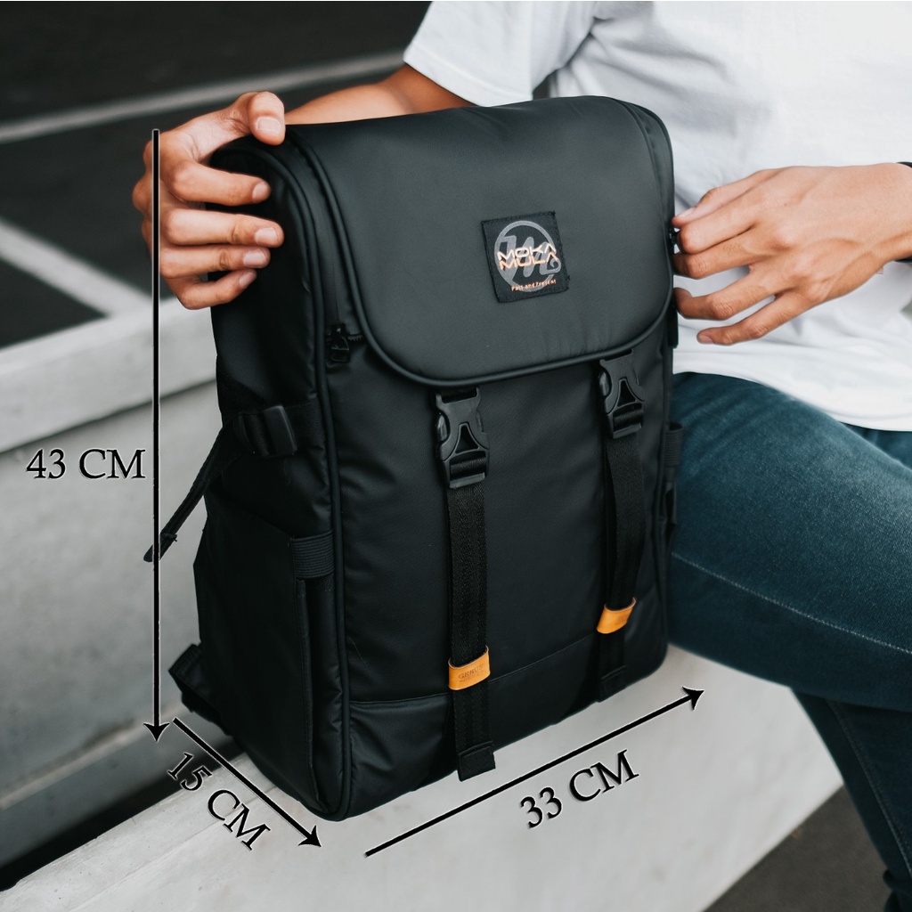 Backpack Pria Waterproof Tas Ransel Laptop Original - Genus Pro2 Mokamula