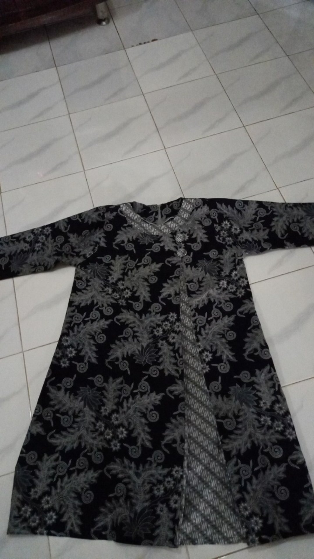 [premium] Kanaya Tunika Batik Lawasan Pias Midi Solo Atasan Batik Midi Kombi Handmade Modern Kerja