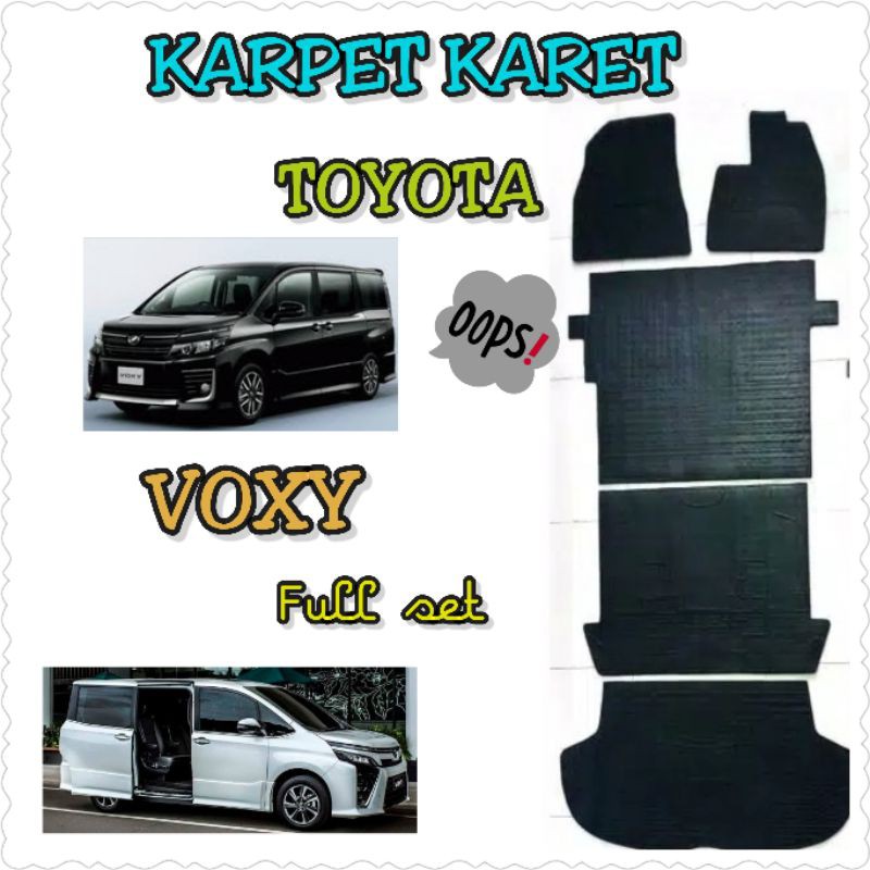 karpet karet mobil toyota voxy full set / VOXY