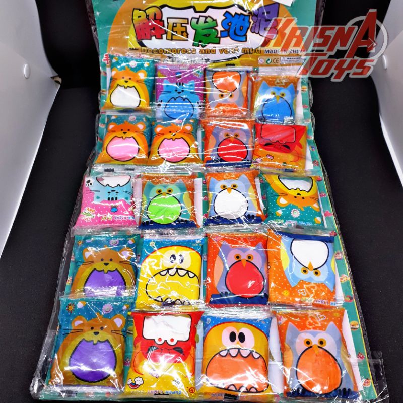 MAINAN ANAK MAGIC CLAY PLAYDOH/MALAM PLAYDOH isi 20pcs/Lembar