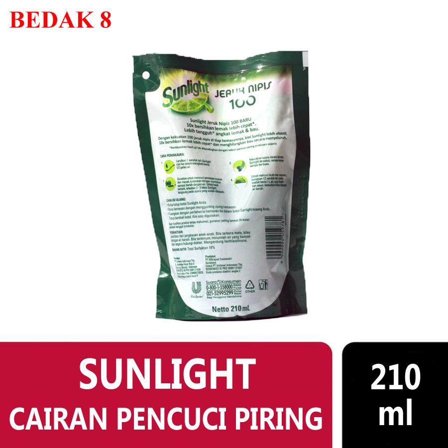 Sunlight Lime Sabun Cuci Piring Jeruk Nipis Rp 5.000/ Sunlight 5000 an