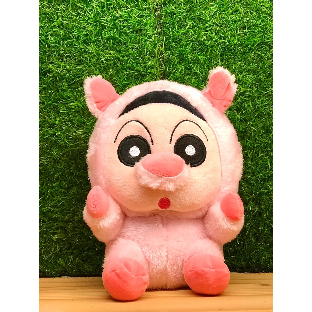 MAINAN BONEKA CRAYON SHINCHAN KOSTUM CHICKEN AYAM PIG BABI ACTION KAMEN MASK