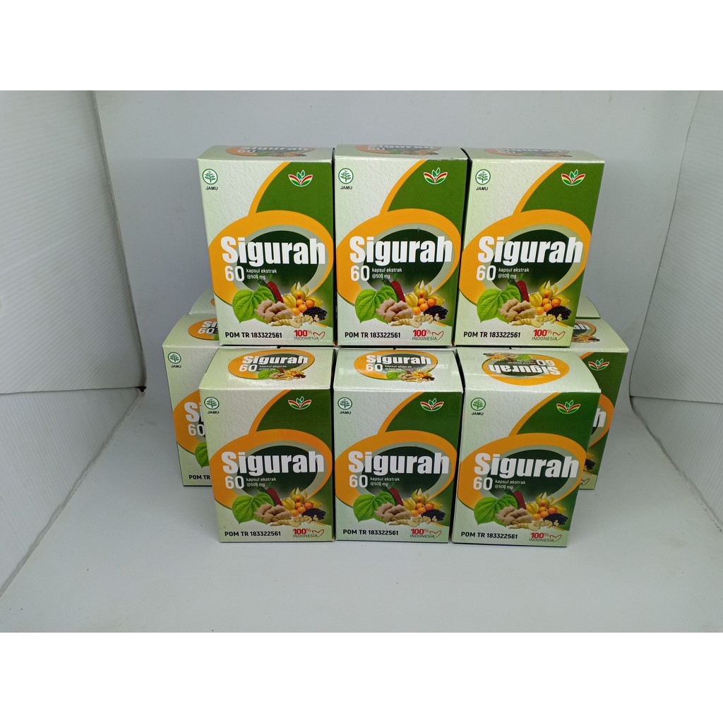 SIGURAH Kapsul Gurah Herbal ORIGINAL Ekstra Herbal Pernapasan Gurah Batuk Berdahak Dahak Lancar