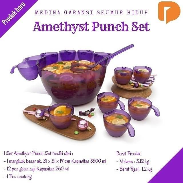 

Amethyst Punch Set