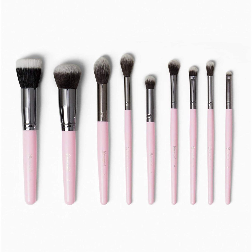 BH Cosmetics Mrs. Bella 9 Pcs Brush Set Bonus Brush Holder