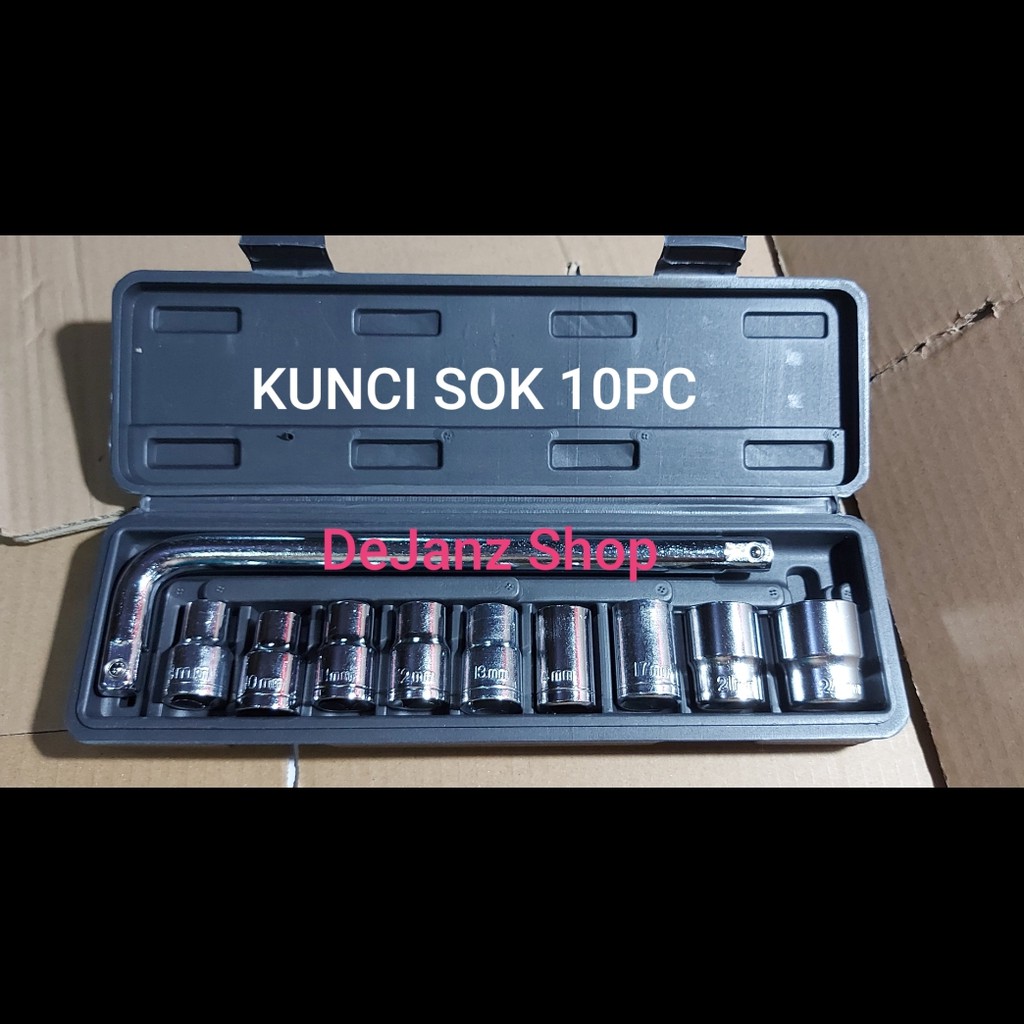 Kunci Shock Set 10Pc - Kunci Sock Set 10 Pcs. Kunci Sok . SocketWrench Set