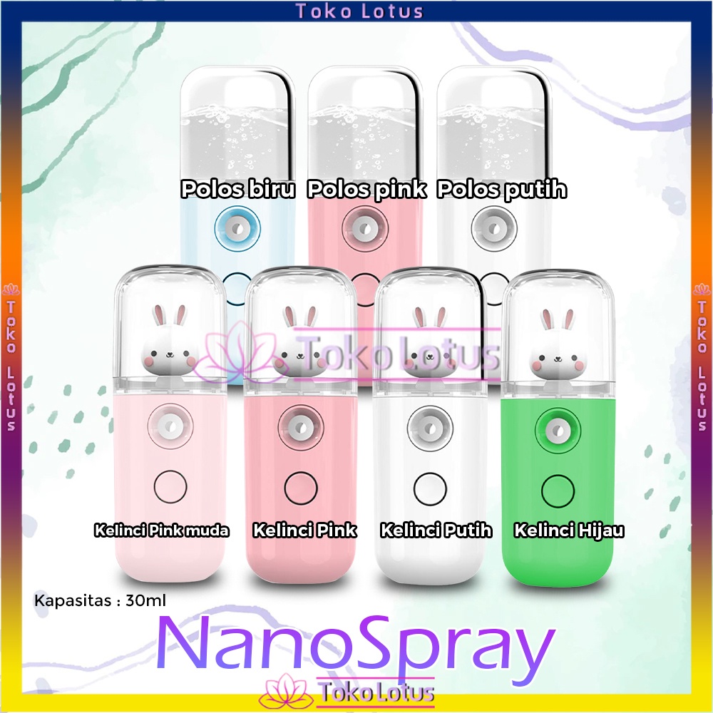 Nano Spray Pelembab Wajah Nano Mist Cold Spray Hydrating Sprayer Humidifier Atomization Sprayer Care