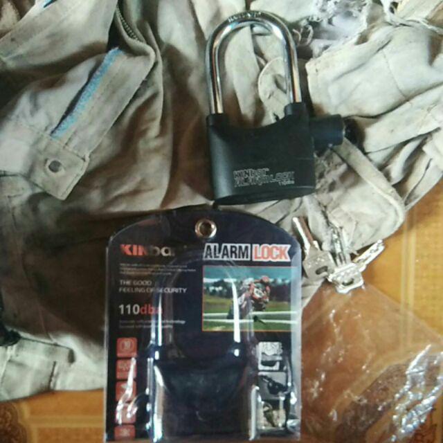 Gembok Alarm / Gembok Suara Alarm / Safety Locker Alarm