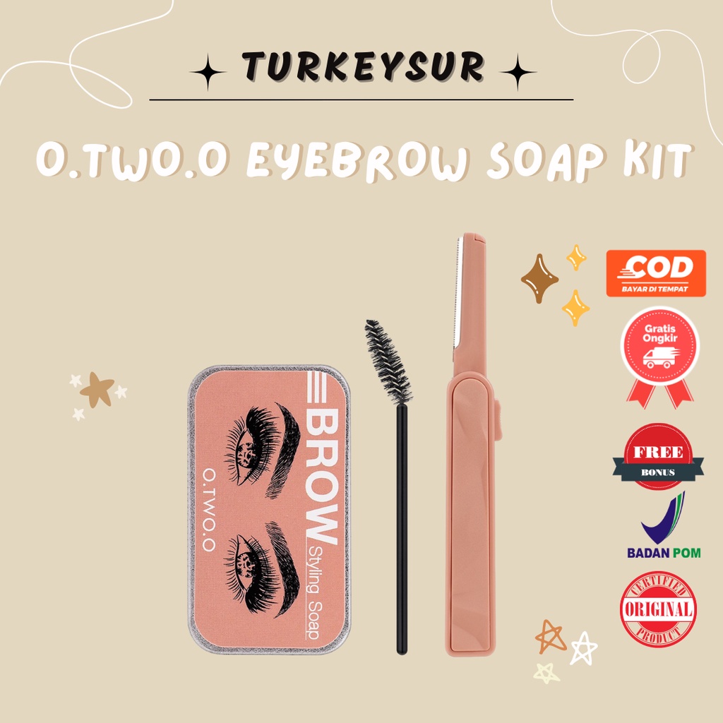 O.TWO.O Eyebrow Soap Brow Sculpt Lift Brow Styling Soap Waterproof Long Lasting Eyebrow Gel Pomade O