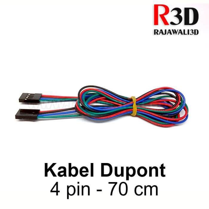 Kabel Jumper Wire Dupont Cable 4pin 70 cm Dual Head Female to Female